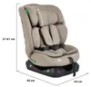 Moni Aventura Beige 40-150 cm i-Size Kindersitz Produktbild-Vorschau 10