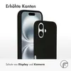 Accezz Liquid Silikoncase mit MagSafe iPhone 16 - Schwarz Produktbild-Vorschau 6