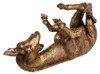 Clayre & Eef Flaschenhalter Giraffe 33x13x16 cm Goldfarbig Produktbild-Vorschau 2
