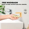 porta sapone magnetico bremermann in bambù - sapone appeso Anteprima dell’immagine prodotto 6