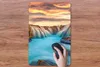 MuchoWow® Mauspad Mousepad Wasserfall - Landschaft - Wolken Produktbild-Vorschau 3