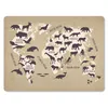 MuchoWow® Mauspad Mousepad Weltkarte - Tiere - Braun 23x19 Produktbild-Vorschau 1