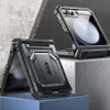 Two rugged phone cases are displayed on a textured surface with a blue base. Produktbild-Vorschau