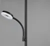 Trio LED Stehleuchte Specter 17 + 4,5 W schwarz matt Produktbild-Vorschau 5