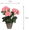 Mica Decorations Hortensias Plante artificielle dans un pot Voir les images du produit 3