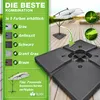 tillvex® Stojak na parasol antracytowy 90 litrów / 120 kg - Podgląd zdjęcia produktu 6