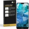 A product box for a screen protector next to a smartphone. Produktbild-Vorschau