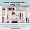 Sada 25 ks organizérů do zásuvek – průhledné plastové Náhled obrázku produktu 7