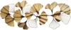 3D Wandbild "Ginkgo" aus Metall in gold, 132x60 cm, Produktbild-Vorschau 4
