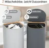 Two laundry baskets, one for light colors and children's clothes, and another for dark colors and adult clothes. Podgląd zdjęcia produktu