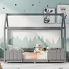 okwish Dětská postel dřevěný dům postel, rám postele 90 x Náhled obrázku produktu 2