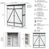 Mucola Gerätehaus Geräteschuppen Gartenschrank Produktbild-Vorschau 3
