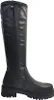 A black knee-high boot is shown from the side against a white background. Voir les images du produit