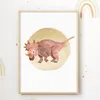 Dinosaurier Bilder 4er Set DIN A4 Kinderzimmer Dino Poster Produktbild-Vorschau 6