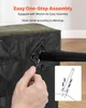 A hand is using an Allen wrench to assemble a piece of furniture, with an inset diagram showing the assembly process. Anteprima dell’immagine prodotto