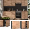Hängeschrank Vicco Fame-Line Goldkraft Eiche/Anthrazit 80 Produktbild-Vorschau 2