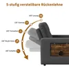 INONEFT Schlafsofa 3 in 1 mit Bettfunktion, Schlafsessel Produktbild-Vorschau 7