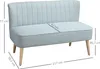HOMCOM Sofa 2-Sitzer Stoffsofa Couch Polstersofa Loungesofa Produktbild-Vorschau 3
