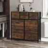 WOLTU Kommode mit 10 Schubladen aus Stoff, Sideboard, Produktbild-Vorschau 2