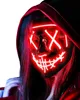 Halloween Maske, LED Maske im Dunkeln Leuchtend, Halloween Produktbild-Vorschau 1