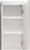 An open white cabinet with three shelves. Produktbild-Vorschau