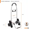 Meister Einkaufstrolley Grau, 54 + 5 L 3x3 Treppensteiger Produktbild-Vorschau 2
