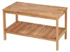 Naturel Home Holz Sitzbank mit Ablageboden 78 x 47 x 37 cm Produktbild-Vorschau 1