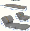 FLEXISPOT Sessel Wohnzimmer Sessel mit hocker Schlafsessel Produktbild-Vorschau 4