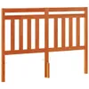 The Living Store Kopfteil Wachsbraun 135 cm Massivholz Produktbild-Vorschau 3
