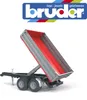 Bruder, remorque à ridelles 02019, Profi, 32,5 x 14,8 x Voir les images du produit 35