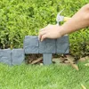 Garten-Palisaden-Rasenkanten, grauer Spaltstein, 250 cm Produktbild-Vorschau 3