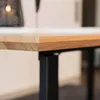 HOME DELUXE Esstisch Eckig AVENCIA inkl. Sternfuß - Light Produktbild-Vorschau 3