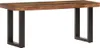vidaXL Banc 110 cm vieux bois et acier Voir les images du produit 7