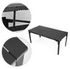 Stół ogrodowy rozkładany 180-240 cm do 12 os. stal HDPE Podgląd zdjęcia produktu 2