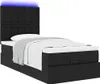vidaXL Ottoman-Bett mit Matratze & LEDs Schwarz 90x200 cm Produktbild-Vorschau 6