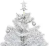 vidaXL Schneiender Weihnachtsbaum mit Schirmfuß Weiß 75 cm Produktbild-Vorschau 3