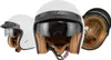 Jethelm Motorradhelm Rollerhelm Halbschalenhelm mit Produktbild-Vorschau 3