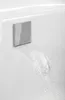 Water flowing from a chrome fixture into a white bathtub. Anteprima dell’immagine prodotto