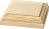 A wooden post cap on a white background. Produktbild-Vorschau