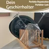 LS-Leben Stil Holz Abtropfgestell 34cm Bambus Abtropfgitter Produktbild-Vorschau 5