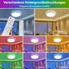 24W LED Deckenleuchte mit RGB-Hintergrundbeleuchtung, Produktbild-Vorschau 2