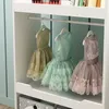 Armadio per bambini Vicco Conny Bianco 67 x 110 cm con asta Anteprima dell’immagine prodotto 5