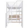 Merax Etagenbett Hochbett 90x200cm mit abnehmbarem Produktbild-Vorschau 9