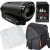 Panasonic HC-V380EG-K Full HD Camcorder+Tasche+Tuch+64 GB Produktbild-Vorschau 1