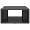 vidaXL Couchtische 4 Stk. Hochglanz-Grau 33x33x33 cm Produktbild-Vorschau 7