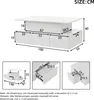 OKWISH Table Basse - Relevable avec 4 Tiroirs et Rangement Voir les images du produit 6