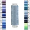 100m / 1 Spule Unipoly 120 TEX14x2 Polyester blaugrau Produktbild-Vorschau