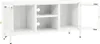 TV-Schrank Weiß 105x35x52 cm Stahl und Glas Produktbild-Vorschau 6