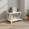 Supporto per stampante Relaxdays con rotelle, 2 ripiani, A Anteprima dell’immagine prodotto 6