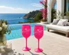 Set di 2 bicchieri da champagne rosa in plastica – Anteprima dell’immagine prodotto 2